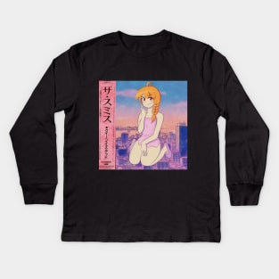 Retro City Pop Aesthetic Vaporwave Anime Kids Long Sleeve T-Shirt